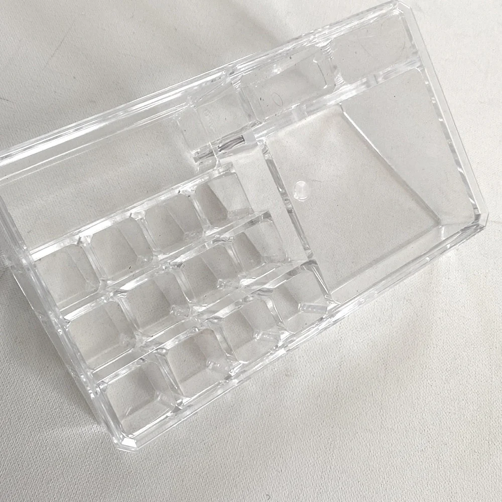 Acrylic clear‎ makeup storage container